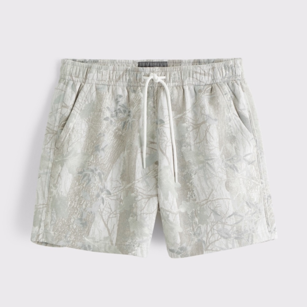Abercrombie & Fitch Essential Short Taupe Camo